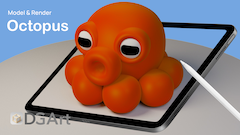 Modeling & Rendering Cute Octopus