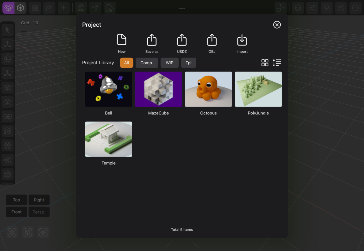 DGArt Modeler Interface