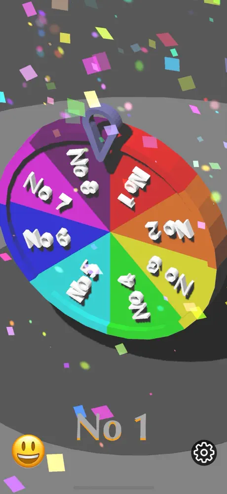3D_Wheel_Spinner iOS App Screenshot 1