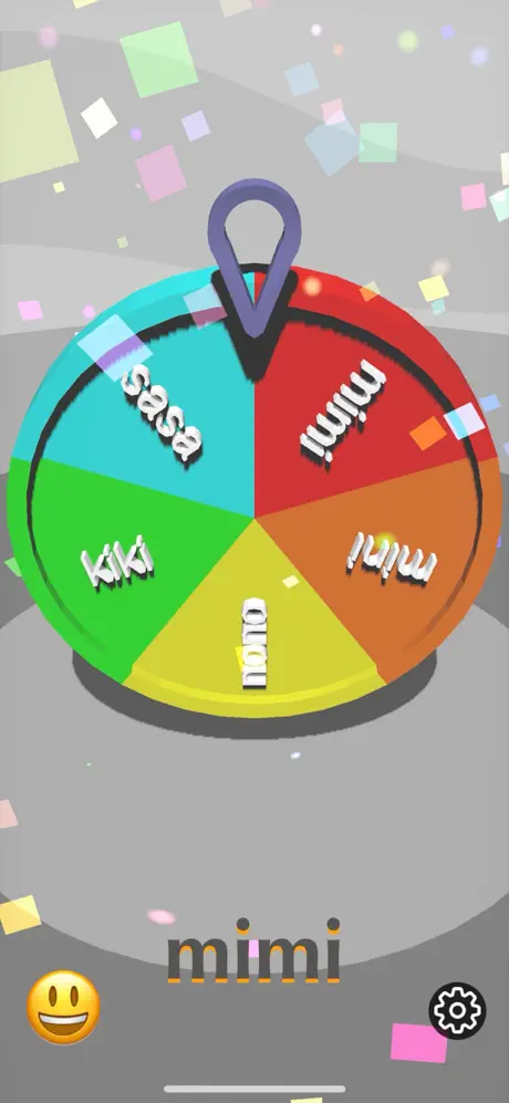 3D_Wheel_Spinner iOS App Screenshot 2