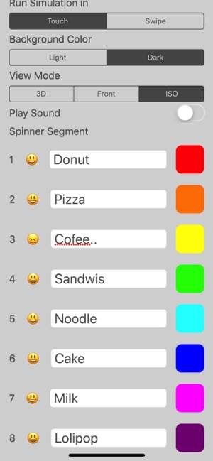 3D Wheel Spinner iOS App for iPhone and iPad