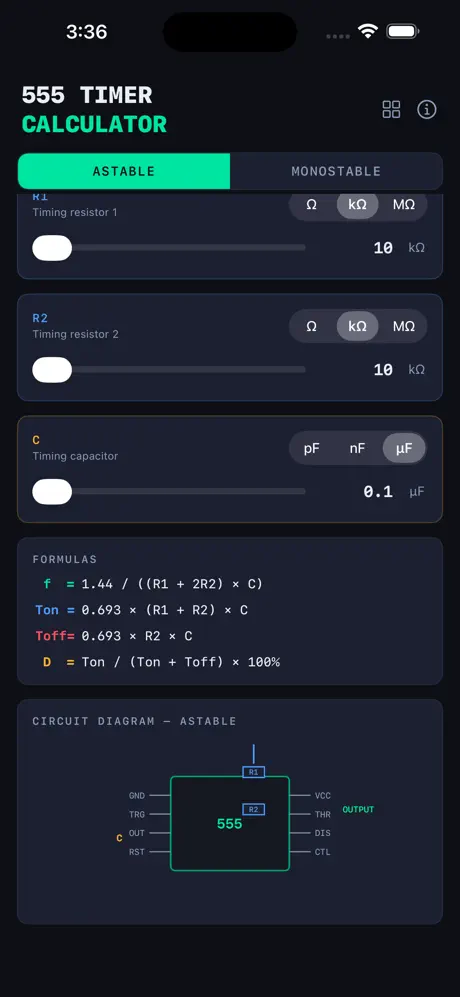 555_Timer_Calculator iOS App Screenshot 2