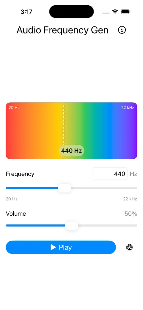 Audio_Frequency_Gen_Pro iOS App Screenshot 2