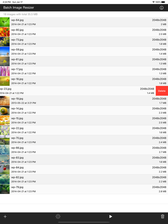 Batch_Image_Resize iPadOS App Screenshot 4