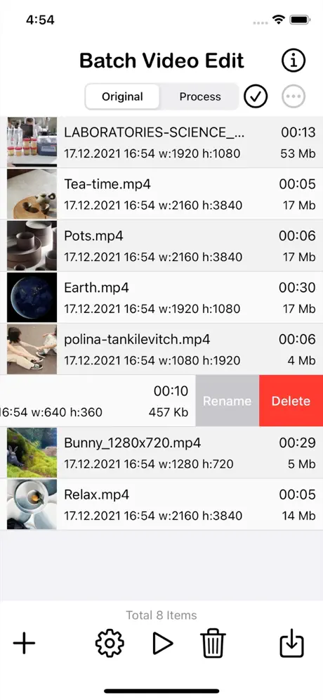 Batch_Videos_Edit iOS App Screenshot 5
