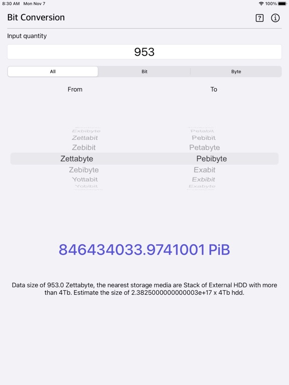Bit_Converter_Plus iPadOS App Screenshot 10