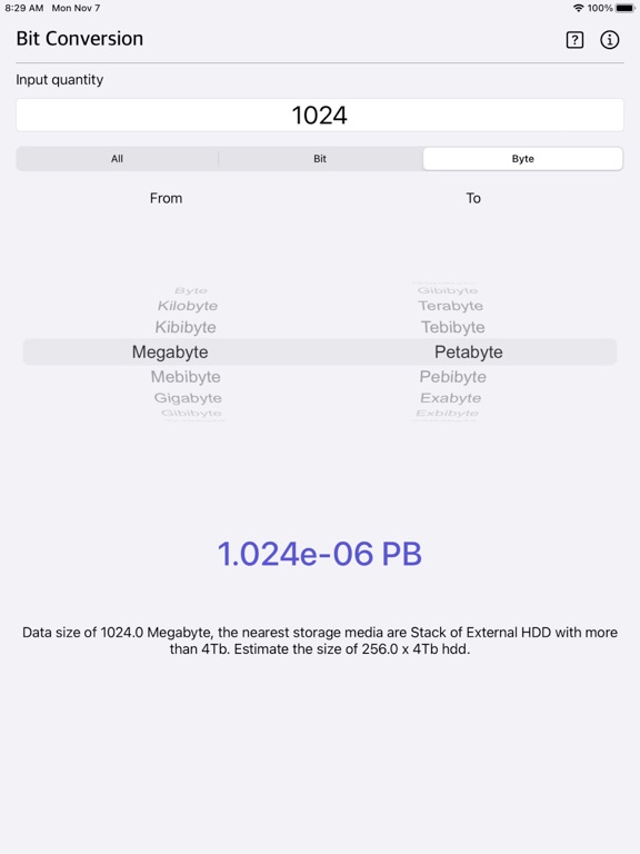 Bit_Converter_Plus iPadOS App Screenshot 6
