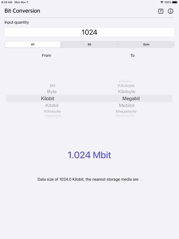 Bit_Converter_Plus iPadOS App Screenshot 7