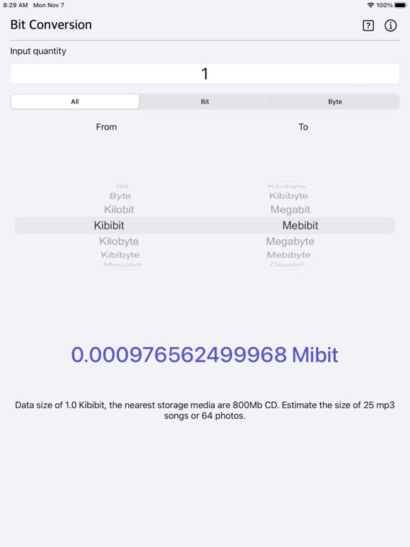 Bit_Converter_Plus iPadOS App Screenshot 8