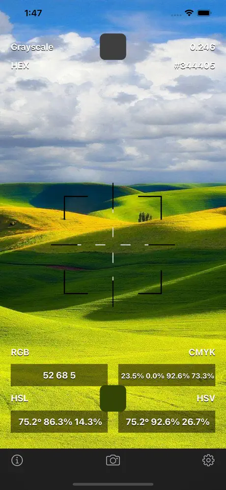 Camera_Color_Picker_Plus iOS App Screenshot 5