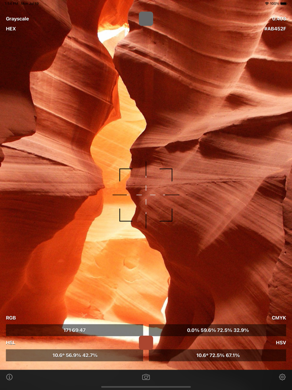 Camera_Color_Picker_Plus iPadOS App Screenshot 2
