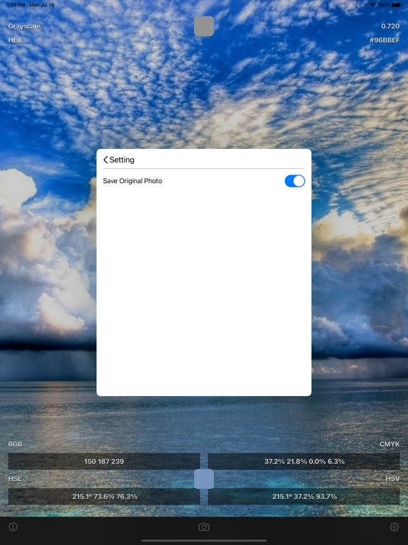 Camera_Color_Picker_Plus iPadOS App Screenshot 3