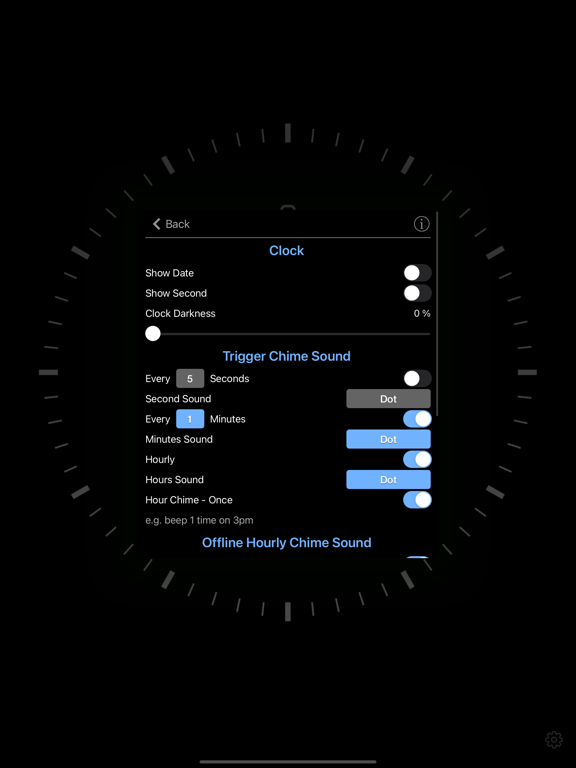 Chime_Clock iPadOS App Screenshot 2