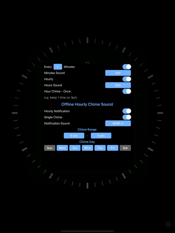 Chime_Clock iPadOS App Screenshot 3