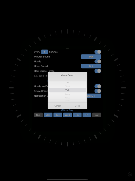 Chime_Clock iPadOS App Screenshot 4