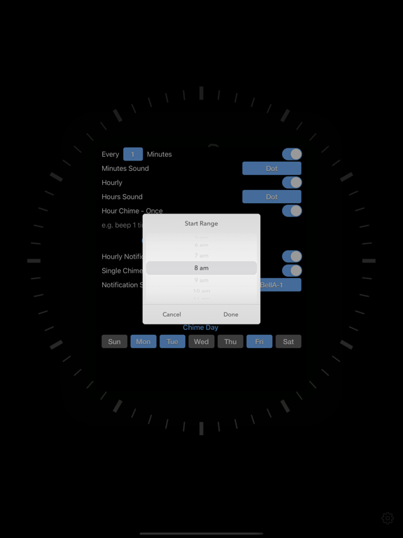 Chime_Clock iPadOS App Screenshot 8