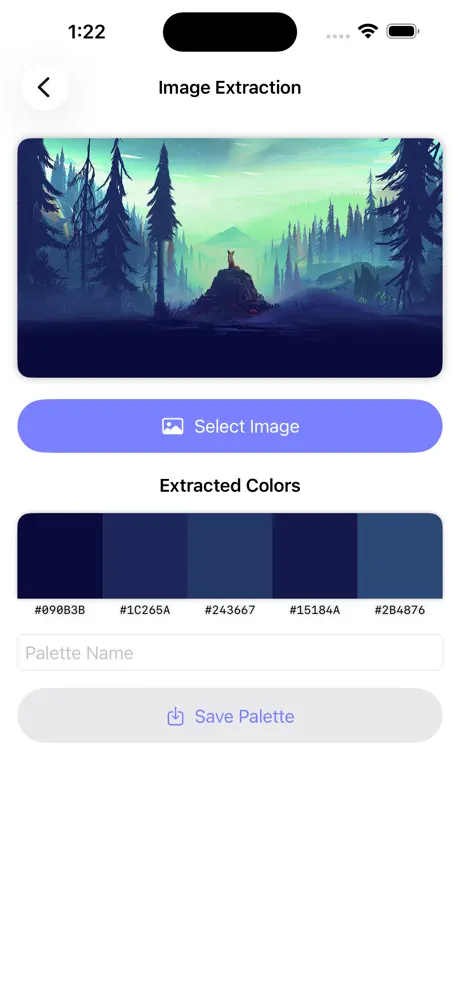 Color_Palette_Generator iOS App Screenshot 2