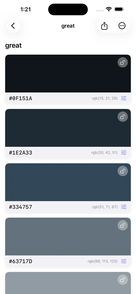 Color_Palette_Generator iOS App Screenshot 4