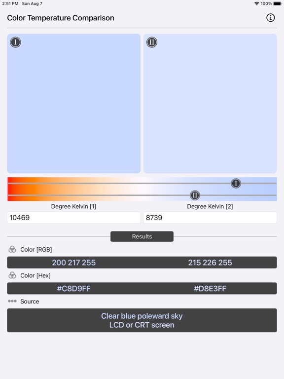 Color_Temperature_Comparison iPadOS App Screenshot 10