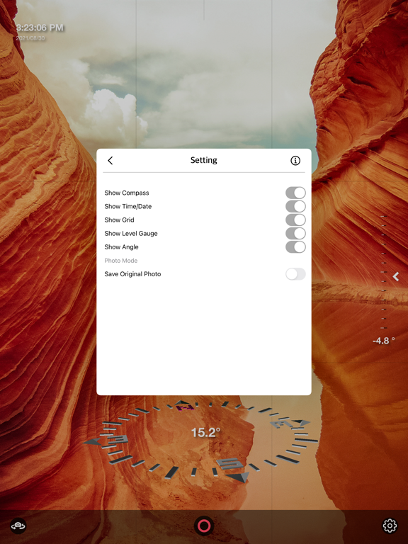 Compass_Camera iPadOS App Screenshot 3