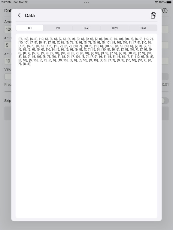 Data_Generator_Plus iPadOS App Screenshot 8