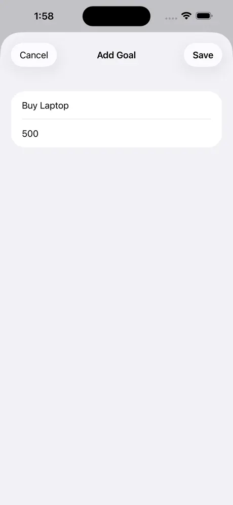 Debt_and_Goal_Tracker iOS App Screenshot 6