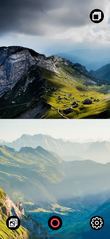 Dual_Camera_Plus iOS App Screenshot 1