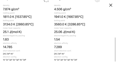 Element_Comparison iOS App Screenshot 8