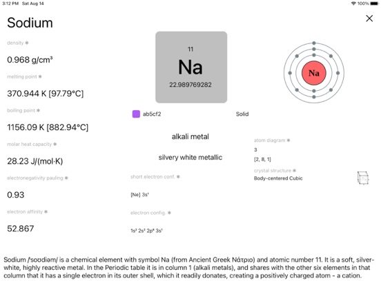 Element_Comparison iPadOS App Screenshot 10