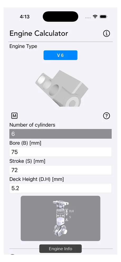 Engine_Calculator_Plus iOS App Screenshot 4