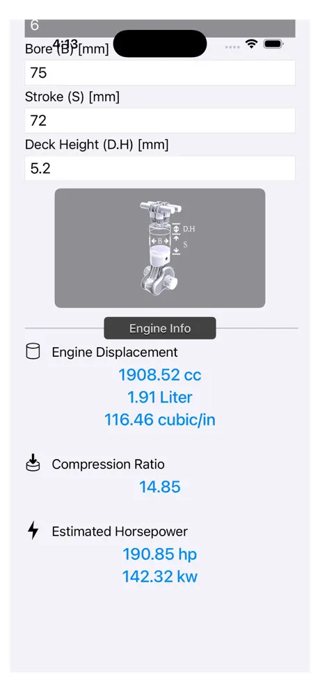 Engine_Calculator_Plus iOS App Screenshot 5