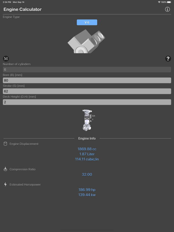 Engine_Calculator_Plus iPadOS App Screenshot 3