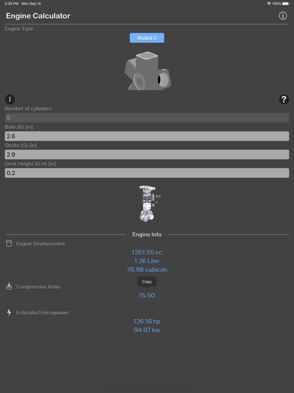 Engine_Calculator_Plus iPadOS App Screenshot 5