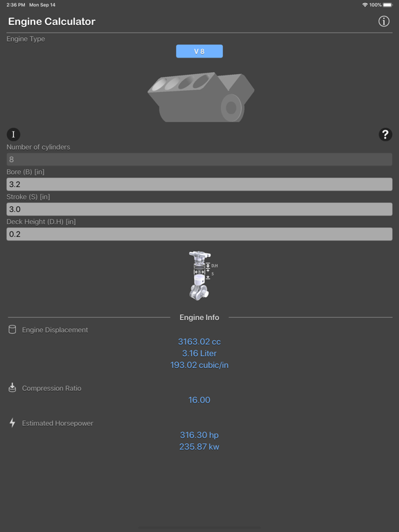 Engine_Calculator_Plus iPadOS App Screenshot 6