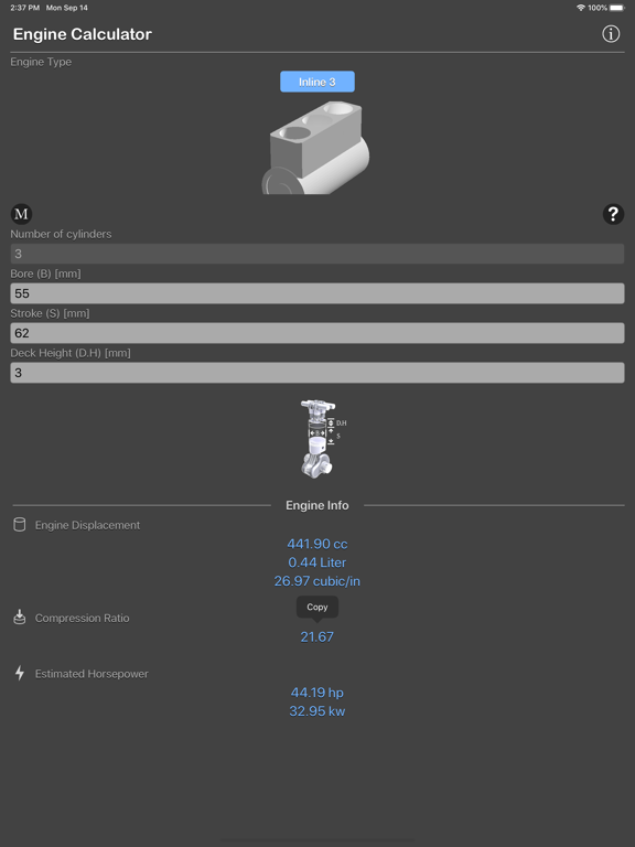 Engine_Calculator_Plus iPadOS App Screenshot 8