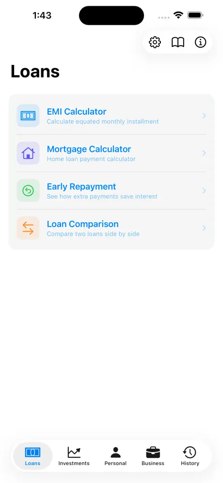 Finance_Calculator_Plus iOS App Screenshot 6