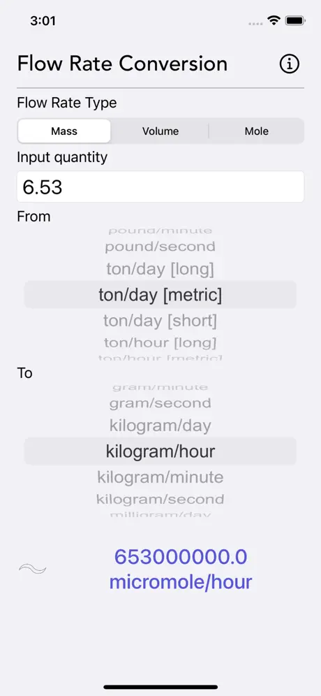 Flow_Rate_Conversion iOS App Screenshot 5