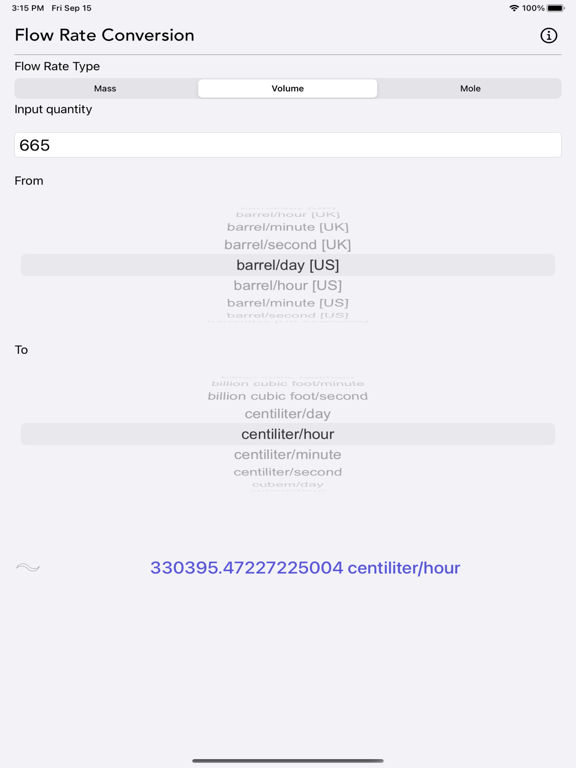 Flow_Rate_Conversion iPadOS App Screenshot 7