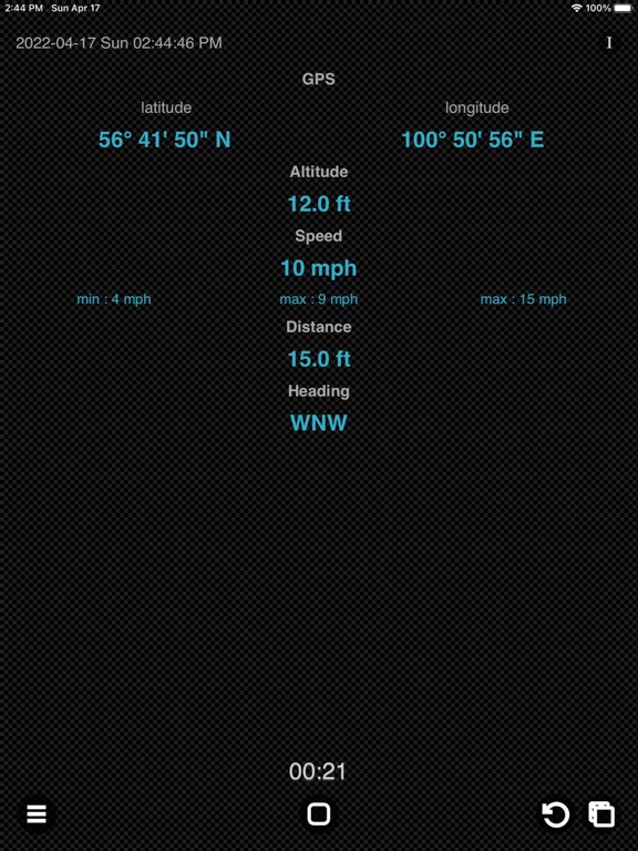 GPS_Logger_Plus iPadOS App Screenshot 8
