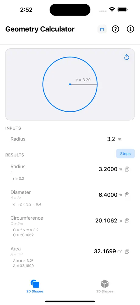 Geometry_Calculator_Plus iOS App Screenshot 5