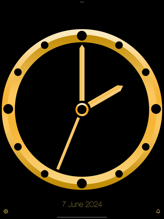 Gold_Luxury_Clock iPadOS App Screenshot 7