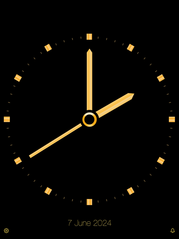 Gold_Luxury_Clock iPadOS App Screenshot 8