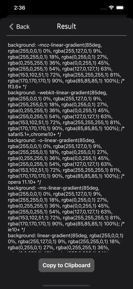 Gradient_Image_Generator iOS App Screenshot 3