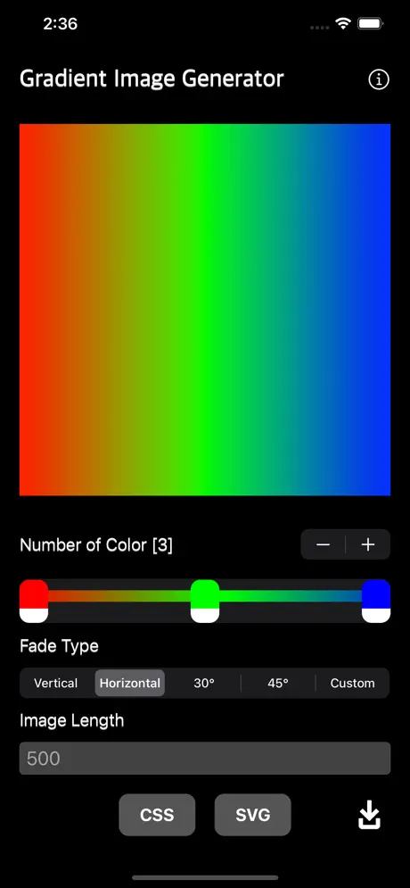 Gradient_Image_Generator iOS App Screenshot 5