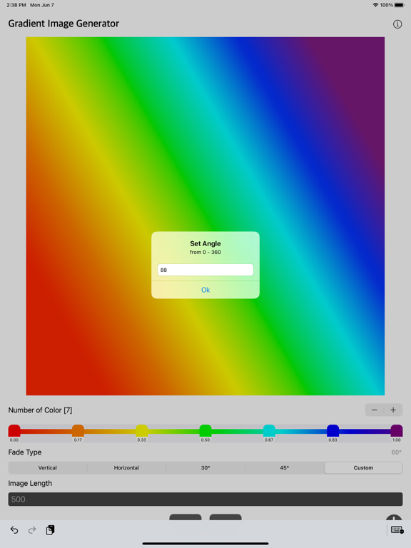 Gradient_Image_Generator iPadOS App Screenshot 8