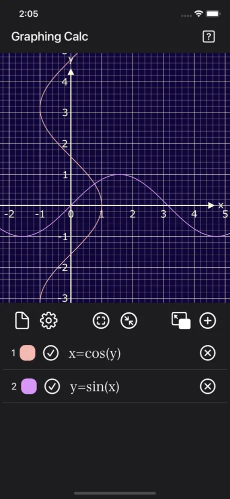 Graph_Calc_Plus iOS App Screenshot 4