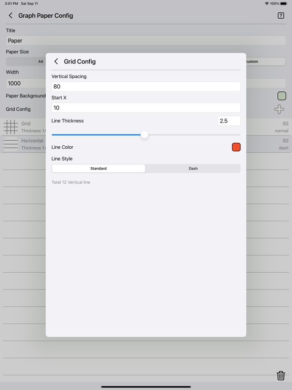 Graph_Paper_Gen iPadOS App Screenshot 7