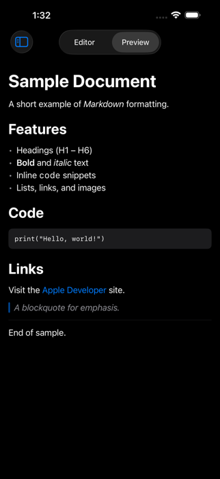 Html_Editor_Plus iOS App Screenshot 9