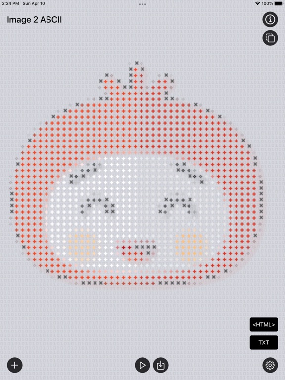 Image_2_ASCII_Art iPadOS App Screenshot 2