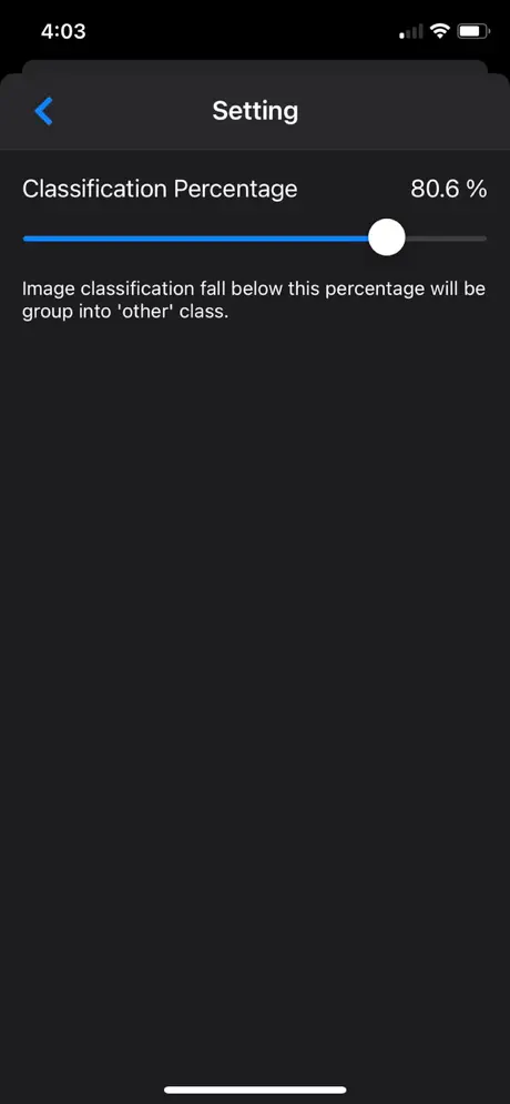 Images_Classifier iOS App Screenshot 3